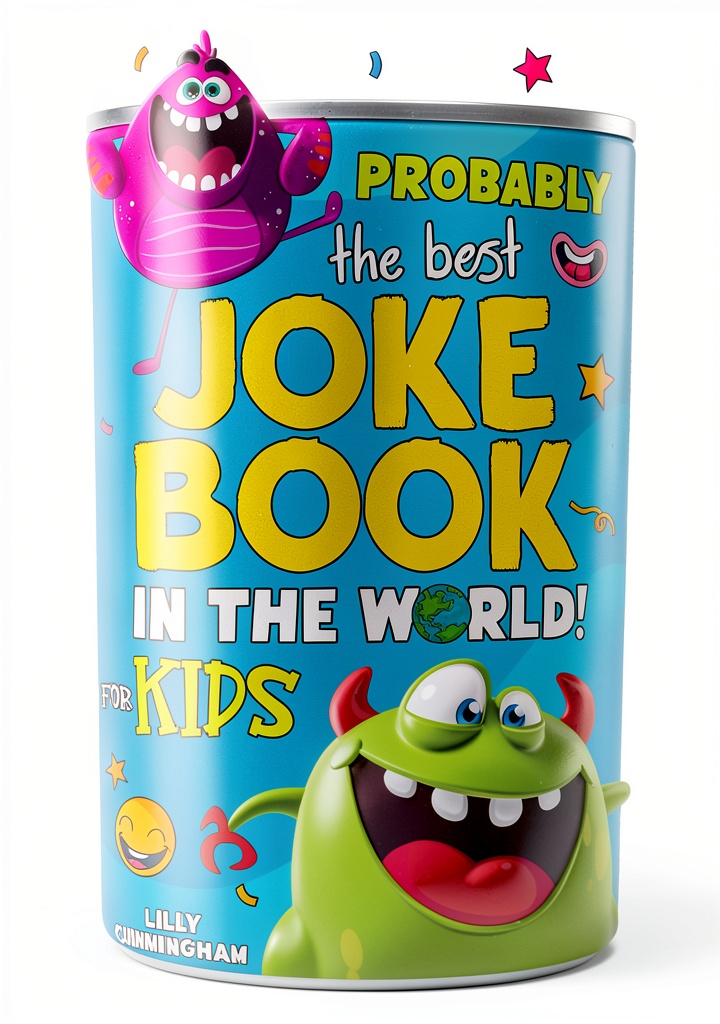 Children reading the joke book on a tablet