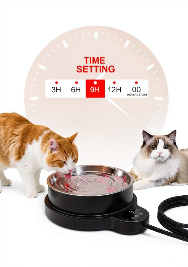 Shenzhen Jinhui Heated Dog Bowl Stainless Steel Temperature-2