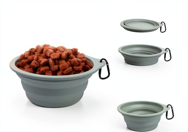 PetBonus Collapsible Dog Bowl Silicone Travel Water Food-2