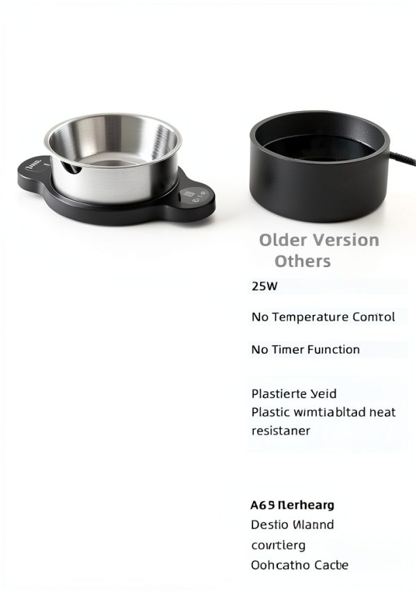 ViwalmPoul Heated Pet Water Bowl Thermostat Timer Safe-5