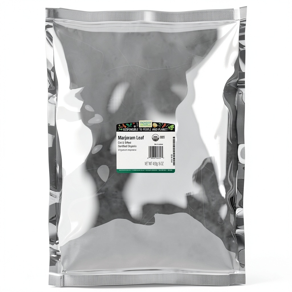 Everready First Aid Marjoram spice jar on a kitchen counter