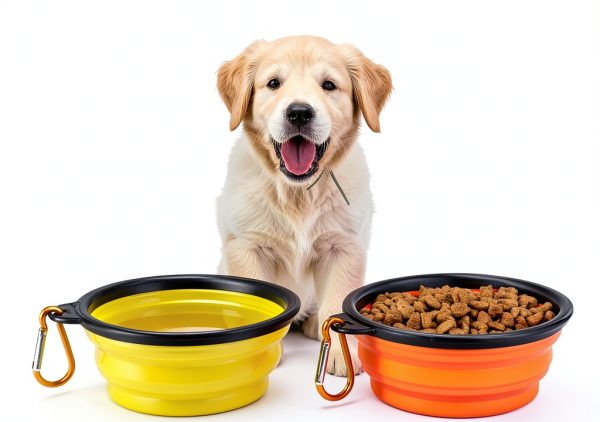 ME.FAN Collapsible Dog Bowls Portable Silicone Travel Bowls-5