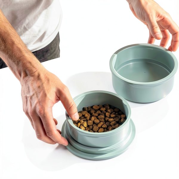 Kindtail Dog Travel Bowls Collapsible BPA Free Pet Supplies-7