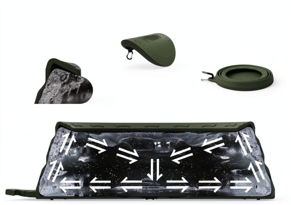 OHMO Collapsible Dog Travel Bowl Foldable Silicone Pet-1