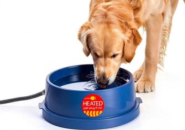 K&H Heated Pet Water Bowl BPA Free Thermostatic Control-0
