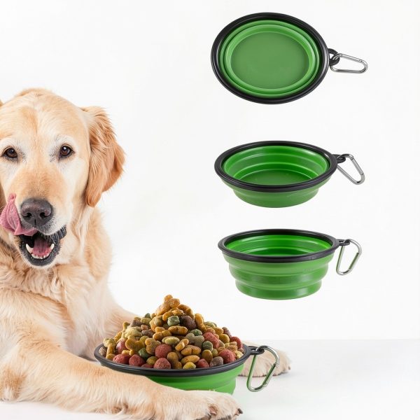 Guardians Collapsible Dog Bowls Travel Pet Food Water Bowl-4