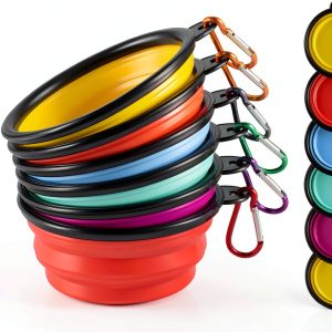 ME.FAN Collapsible Dog Bowls Portable Silicone Travel Bowls-0