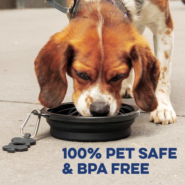 Bonza Collapsible Dog Water Bowl BPA Free Travel-7