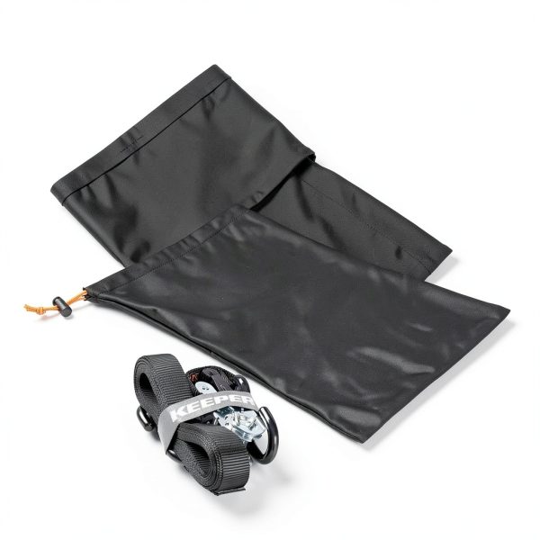 Keeper Ratchet Tie Down Straps 1in x 15ft Black-3