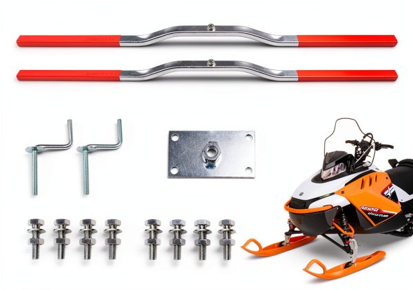 FULEIYA Snowmobile Ski Tie Down Bar Aluminum 46 inches-5