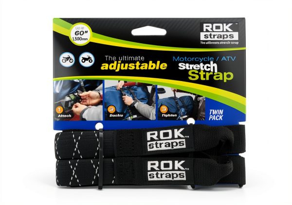 Reflective Strap ROK Straps Extendable 60in-0