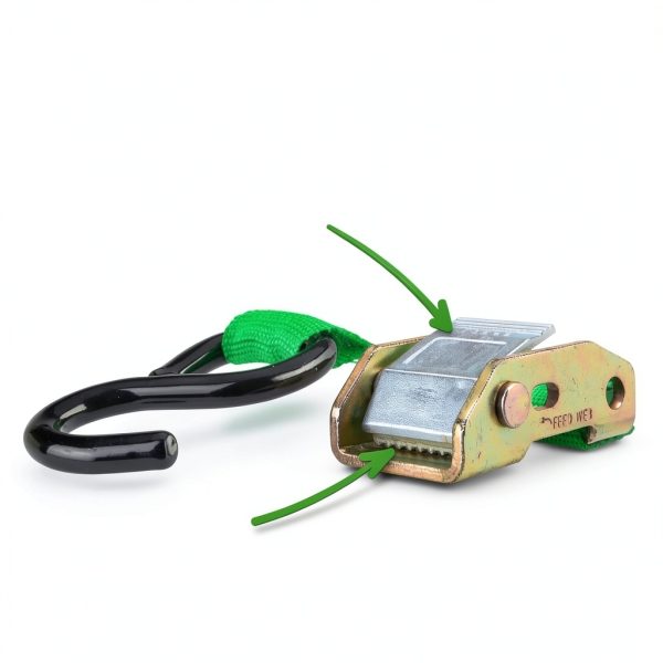 SmartStraps 4 Pack 10‑Foot Green Alloy Steel Tie‑Down Straps Model 146-2