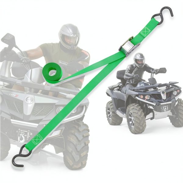 SmartStraps 4 Pack 10‑Foot Green Alloy Steel Tie‑Down Straps Model 146-3