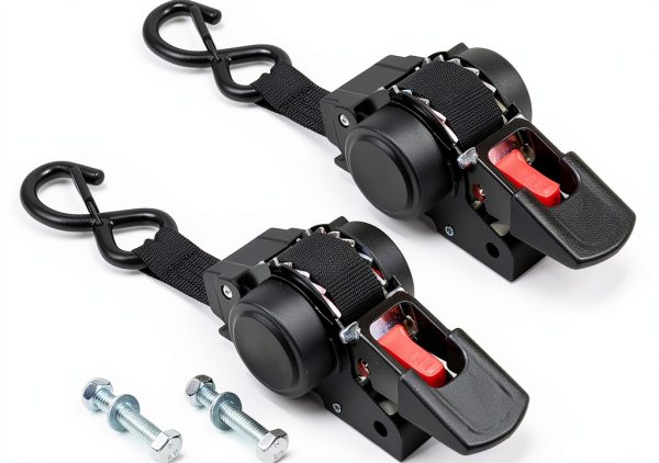 Ayaport Retractable Ratchet Tie‑Down Straps 500lb Bolt‑On Trailer Kit-0