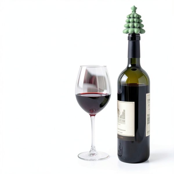 Christmas Tree Silicone Wine Stoppers Banvih Food‑Grade Silicone Gift-2