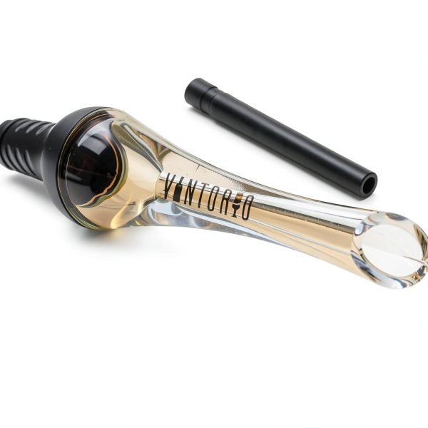 Wine Aerator Pourer by Vintorio Premium Black Aerating Decanter Spout-6