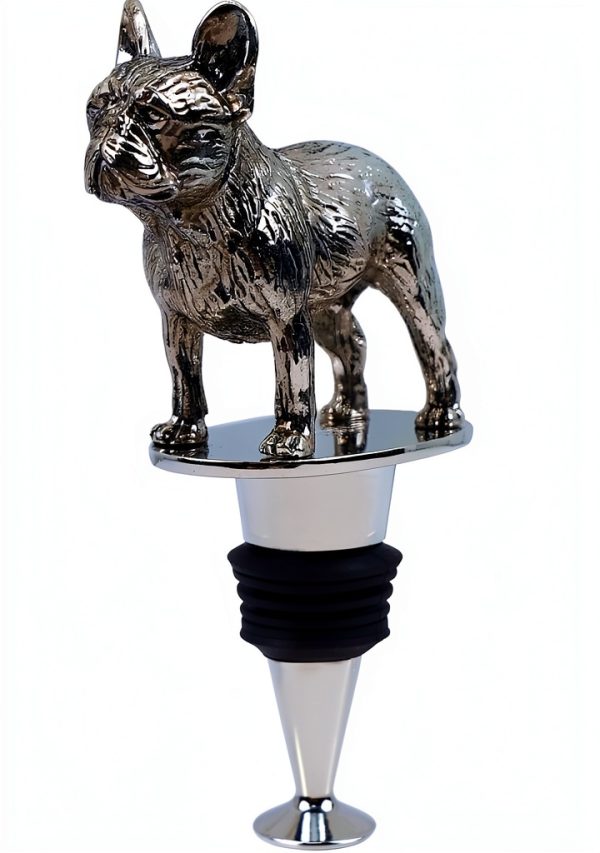 French Bulldog Wine Stopper LYWUU Silicone Zinc Alloy Seal Dog Lovers-7