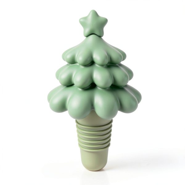Christmas Tree Silicone Wine Stoppers Banvih Food‑Grade Silicone Gift-1
