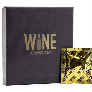 Wine Condoms Original Tuxedo Black Set of 6 Reusable Rubber Wine-0