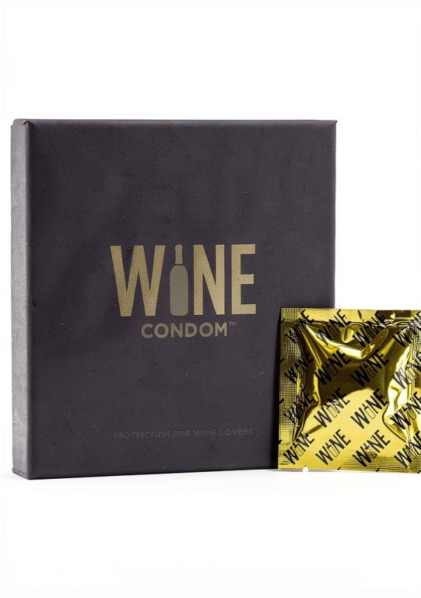 Wine Condoms Original Tuxedo Black Set of 6 Reusable Rubber Wine-0