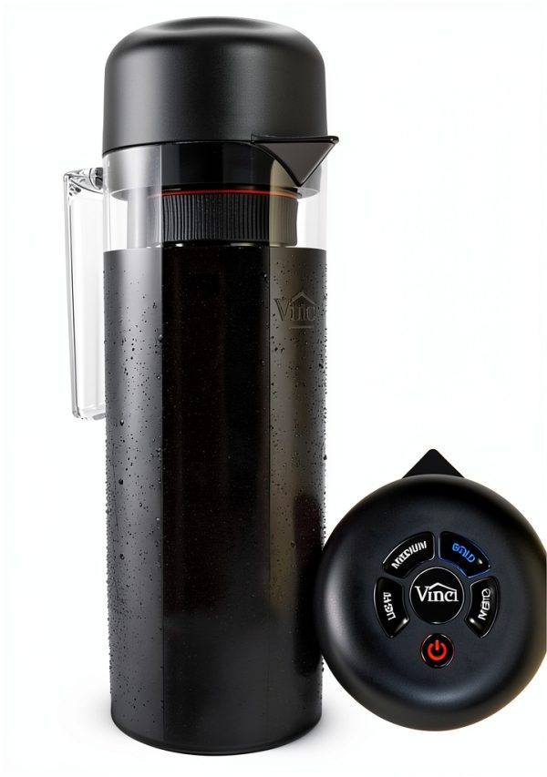 VINCI Express 2 Electric Cold Brew Coffee Maker, 37 oz, Fast Low-Acid-0